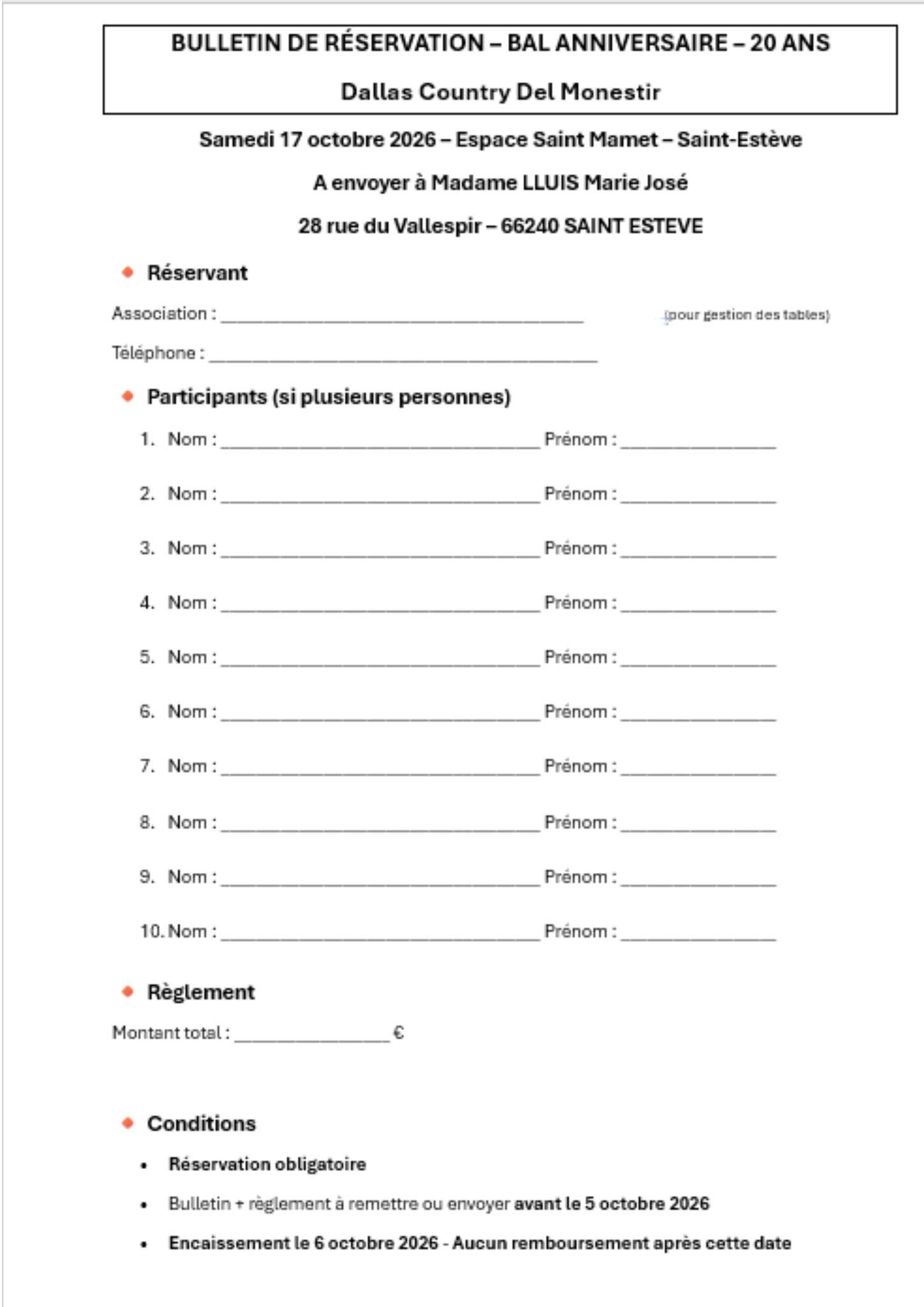Bulletin-inscription