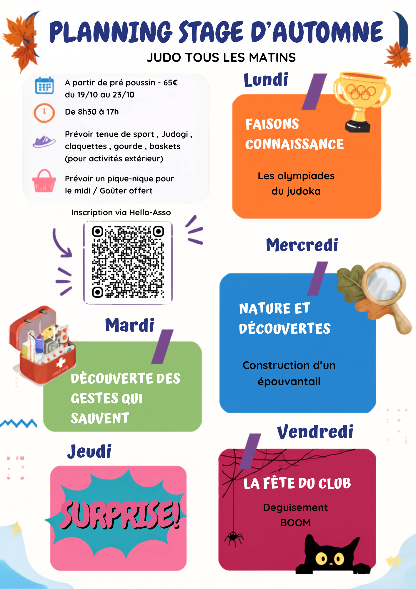 Colore ludique planning semaine ecole maternelle document