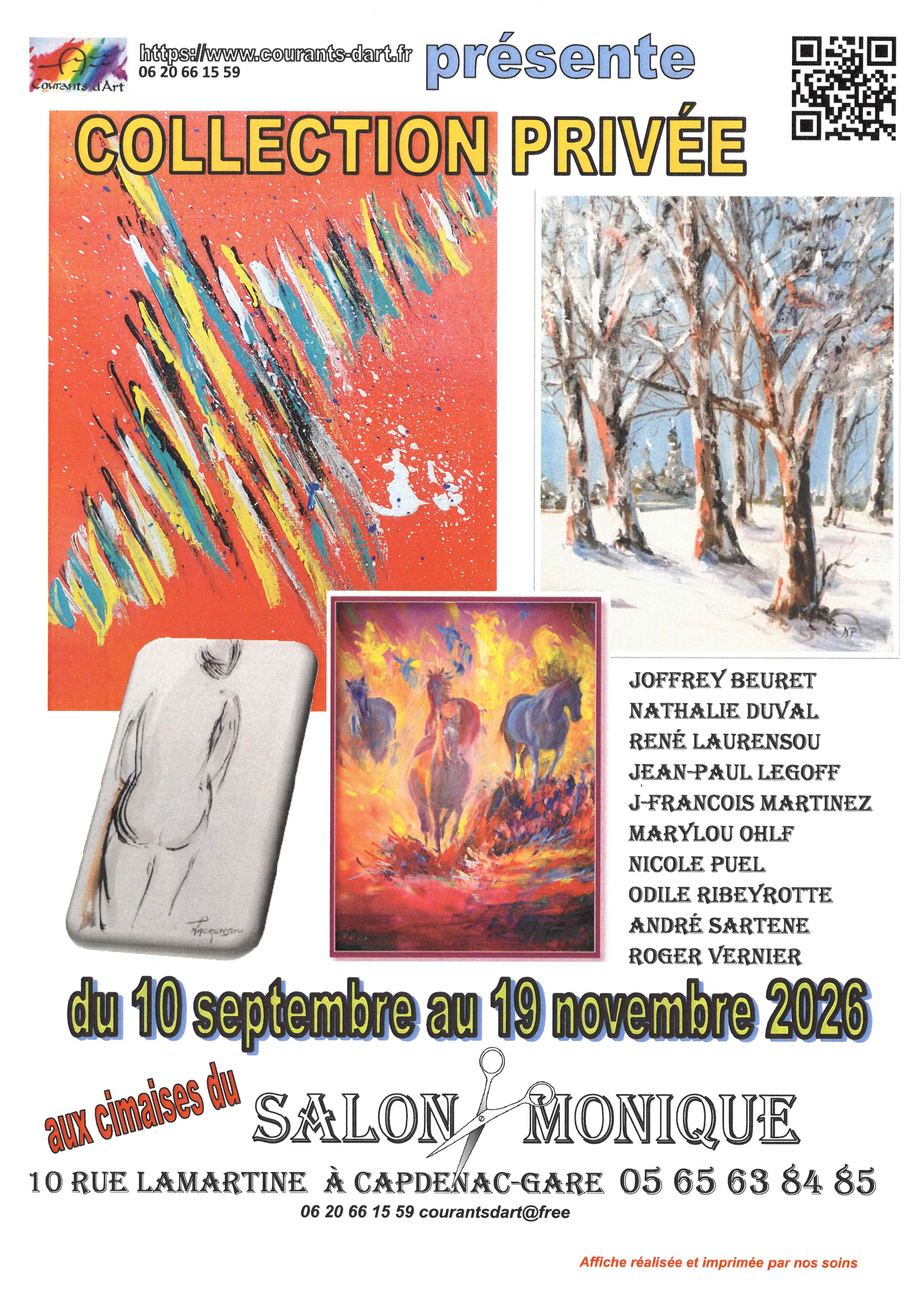 Affiche-de-l-exposition-Collection-Privee-au-Salon-Monique-a-partir-du10-septembre