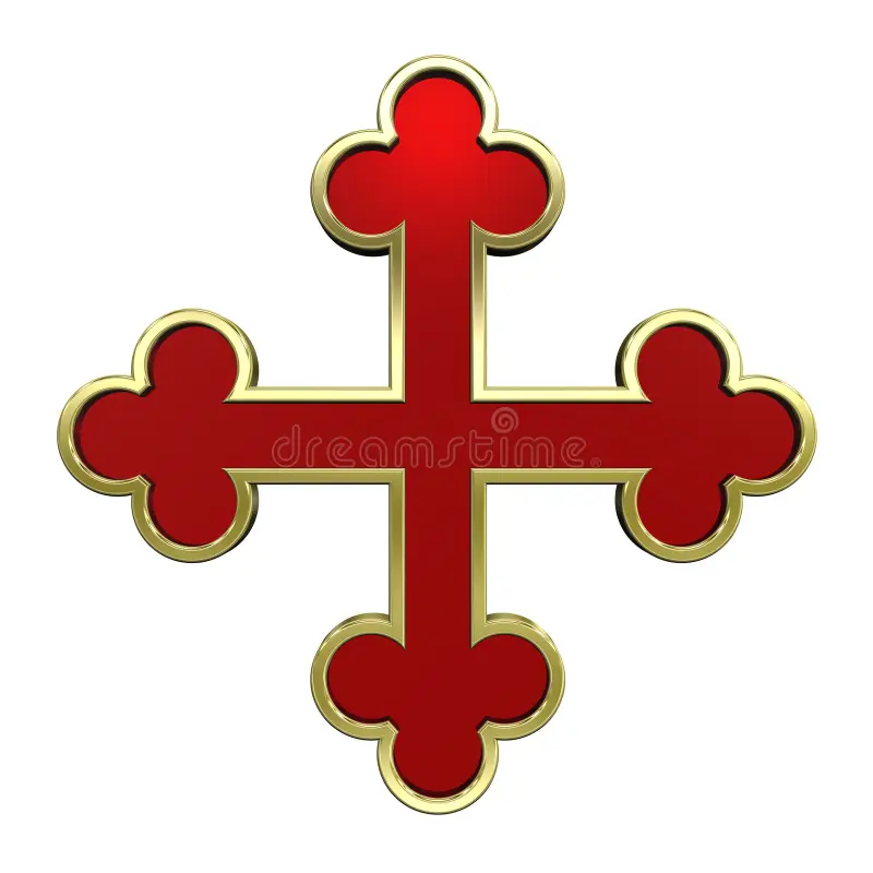 Rouge-avec-la-croix-he-raldique-de-trame-d-9691077