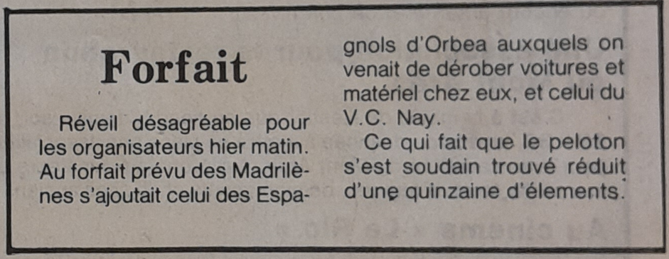 Forfaits