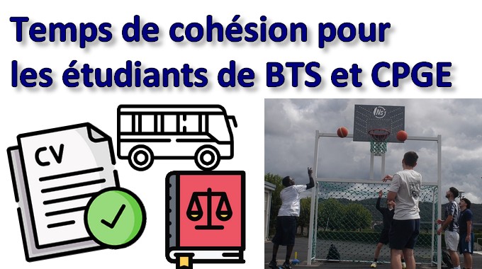 Temps de cohésion pour les étudiants de BTS et CPGE