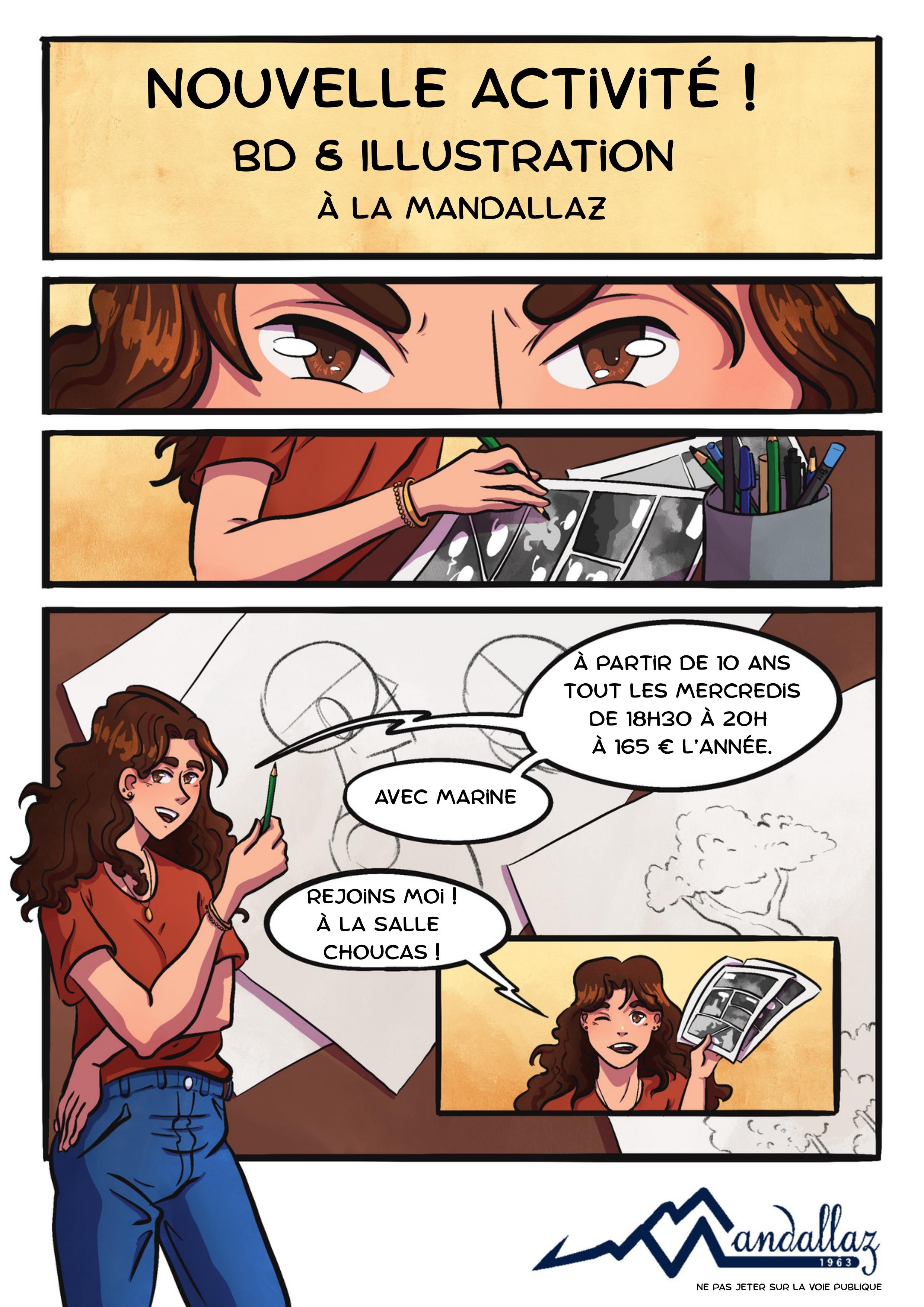 Affiche bd illustration