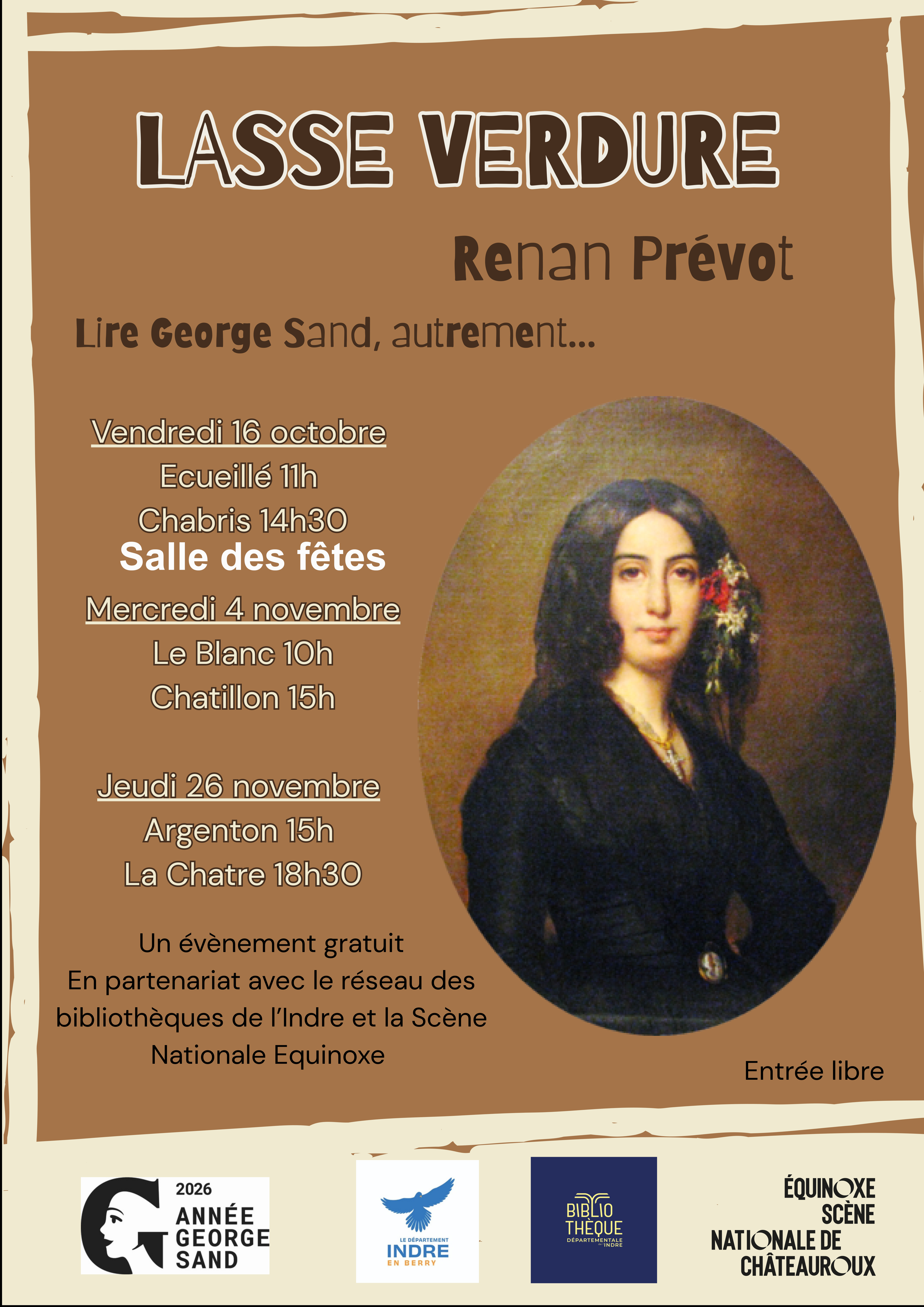 Lasse Verdure : lire George Sand autrement