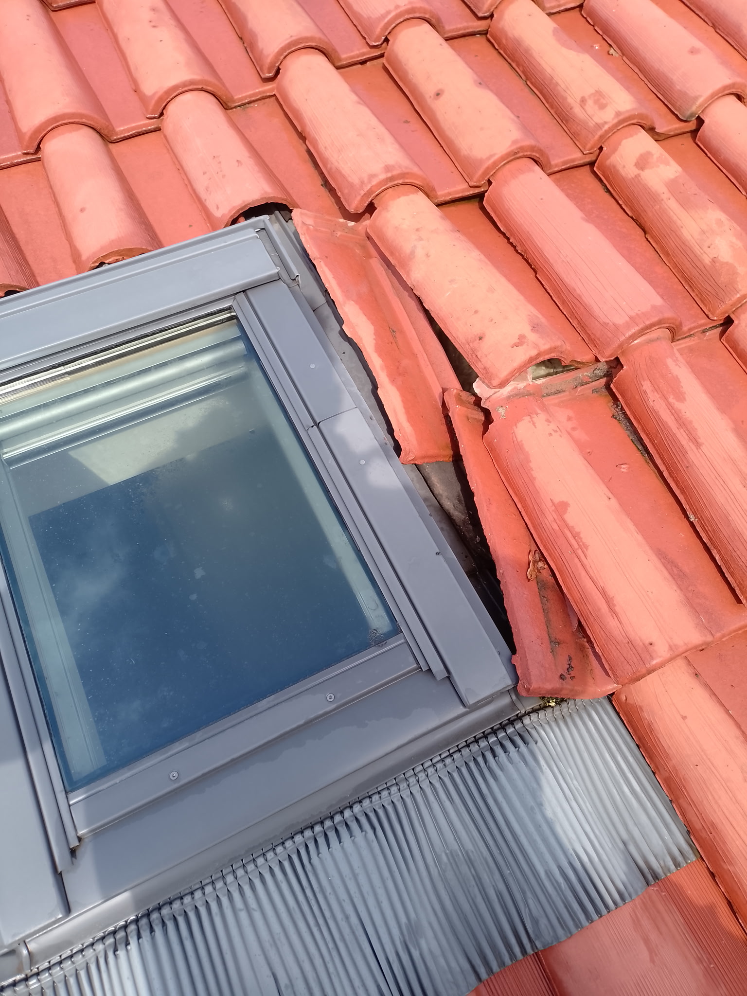 Depannage fuite velux montauban
