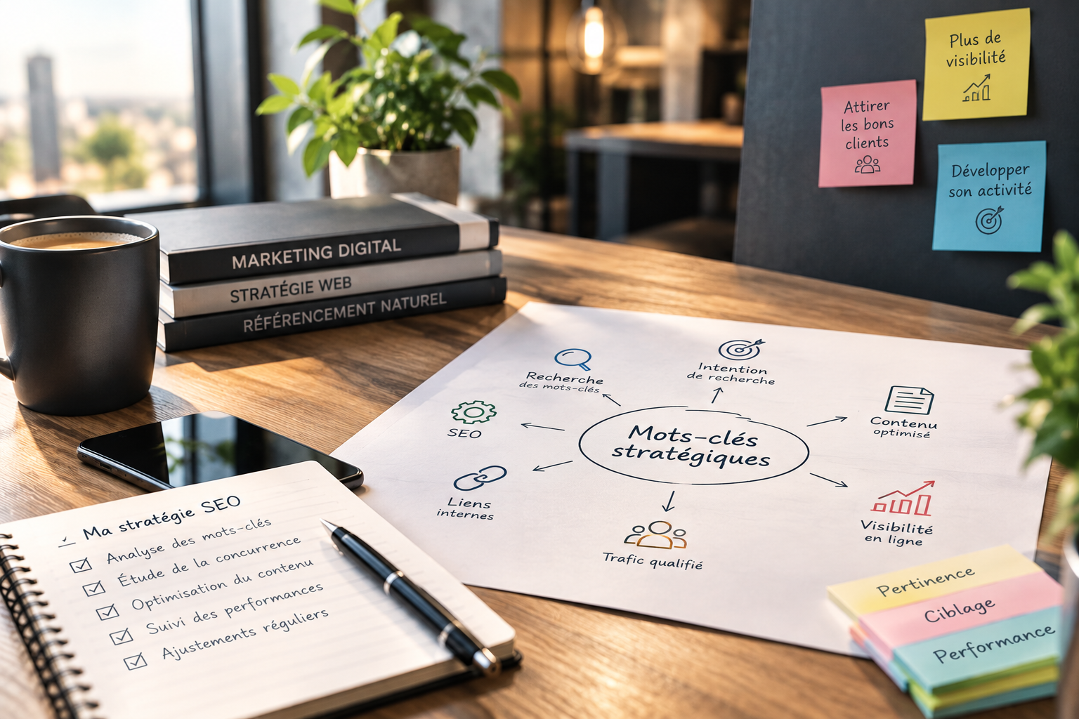 Mots-clés stratégiques en marketing digital