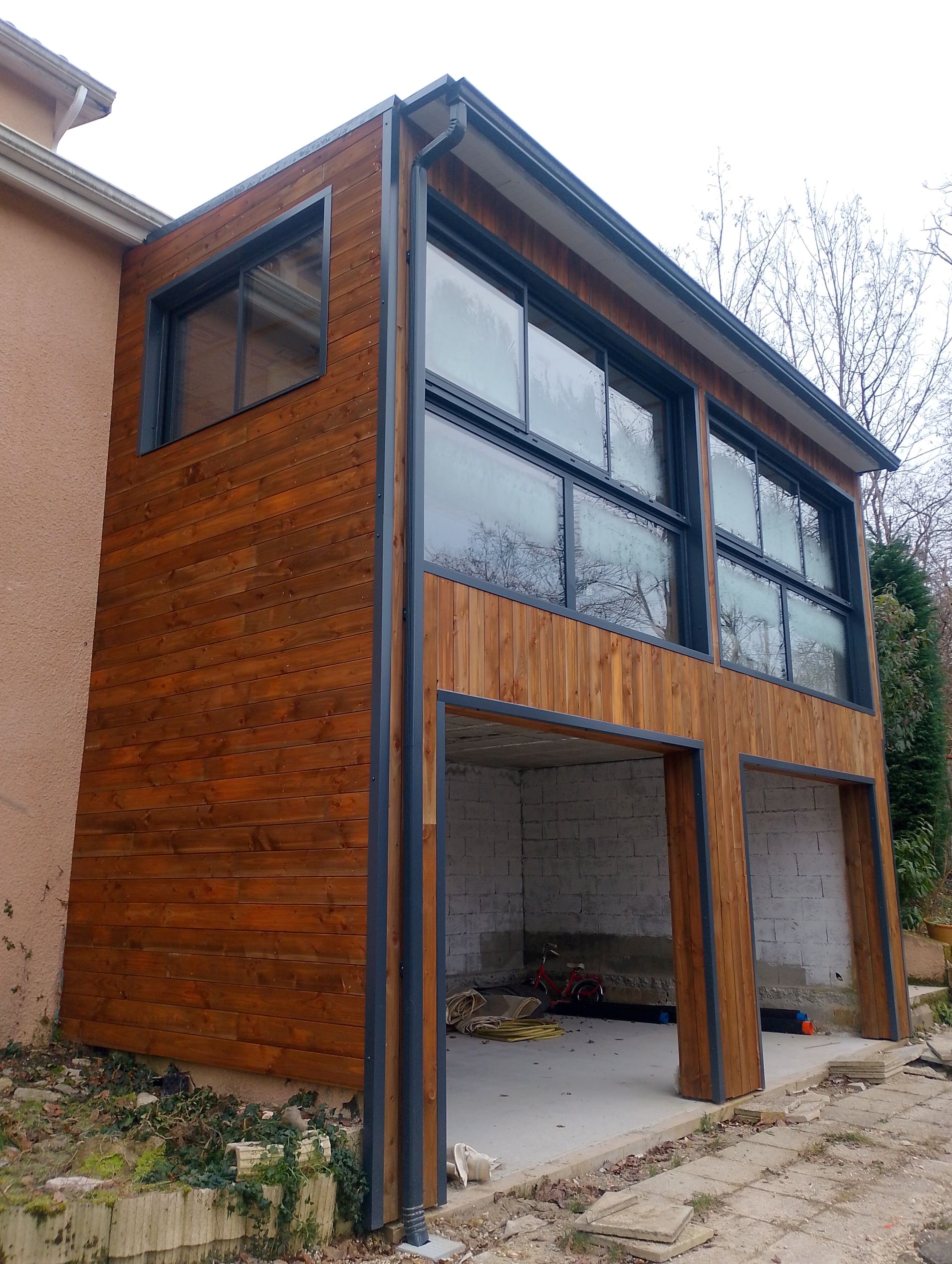 Extension ossature bois montauban
