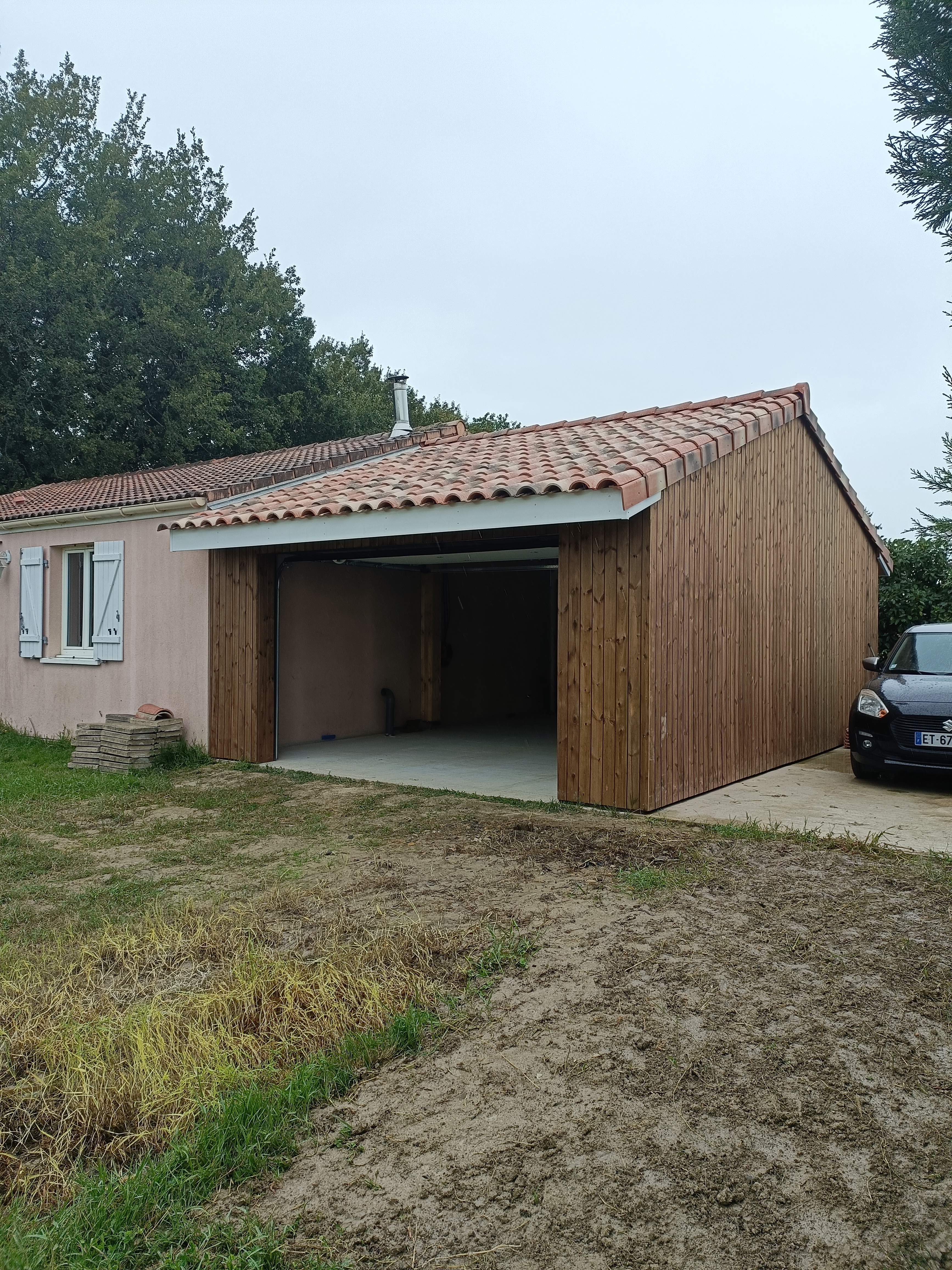 Garage ossature bois montauban