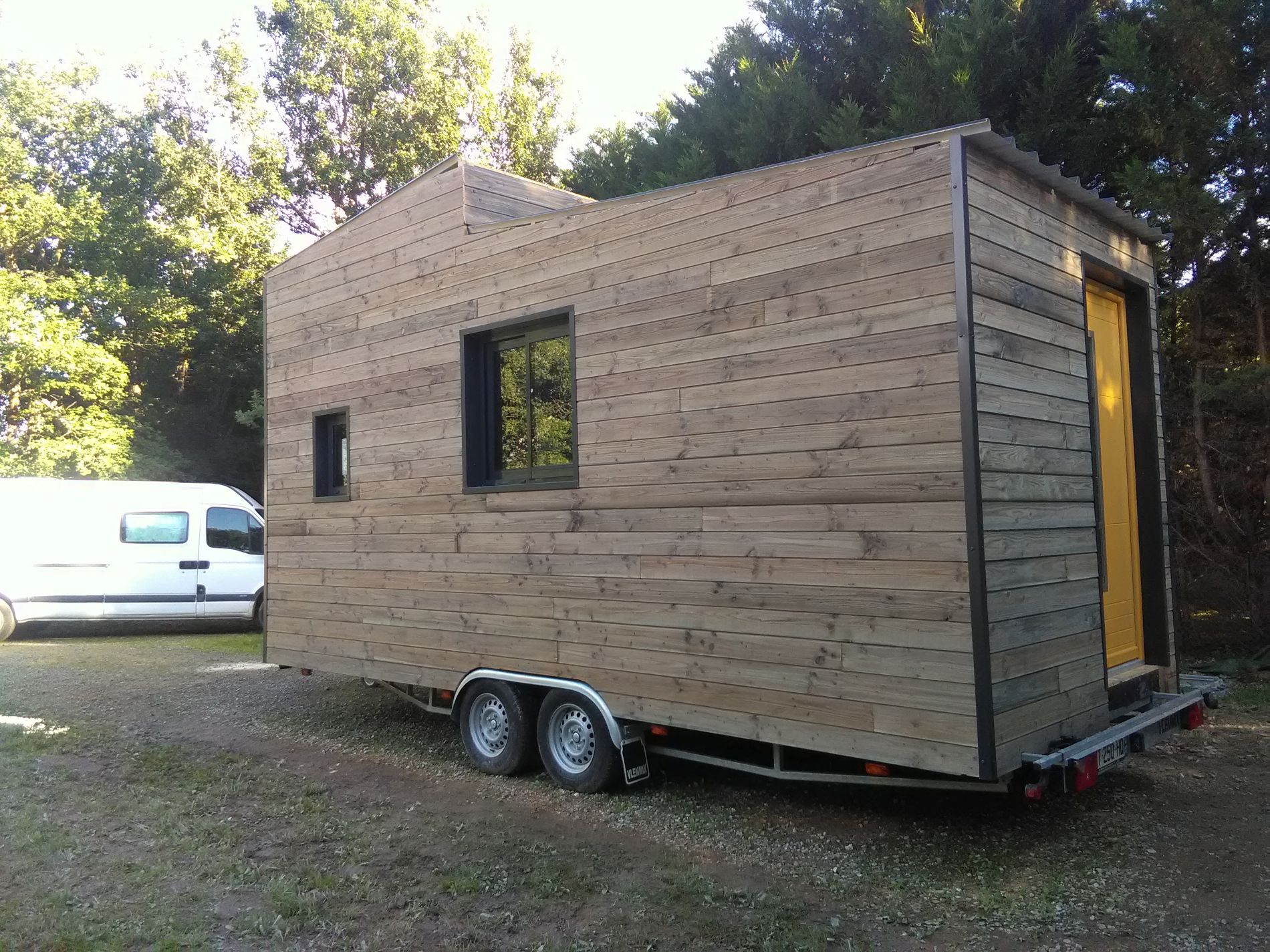 Construction ossature bois tiny house montauban