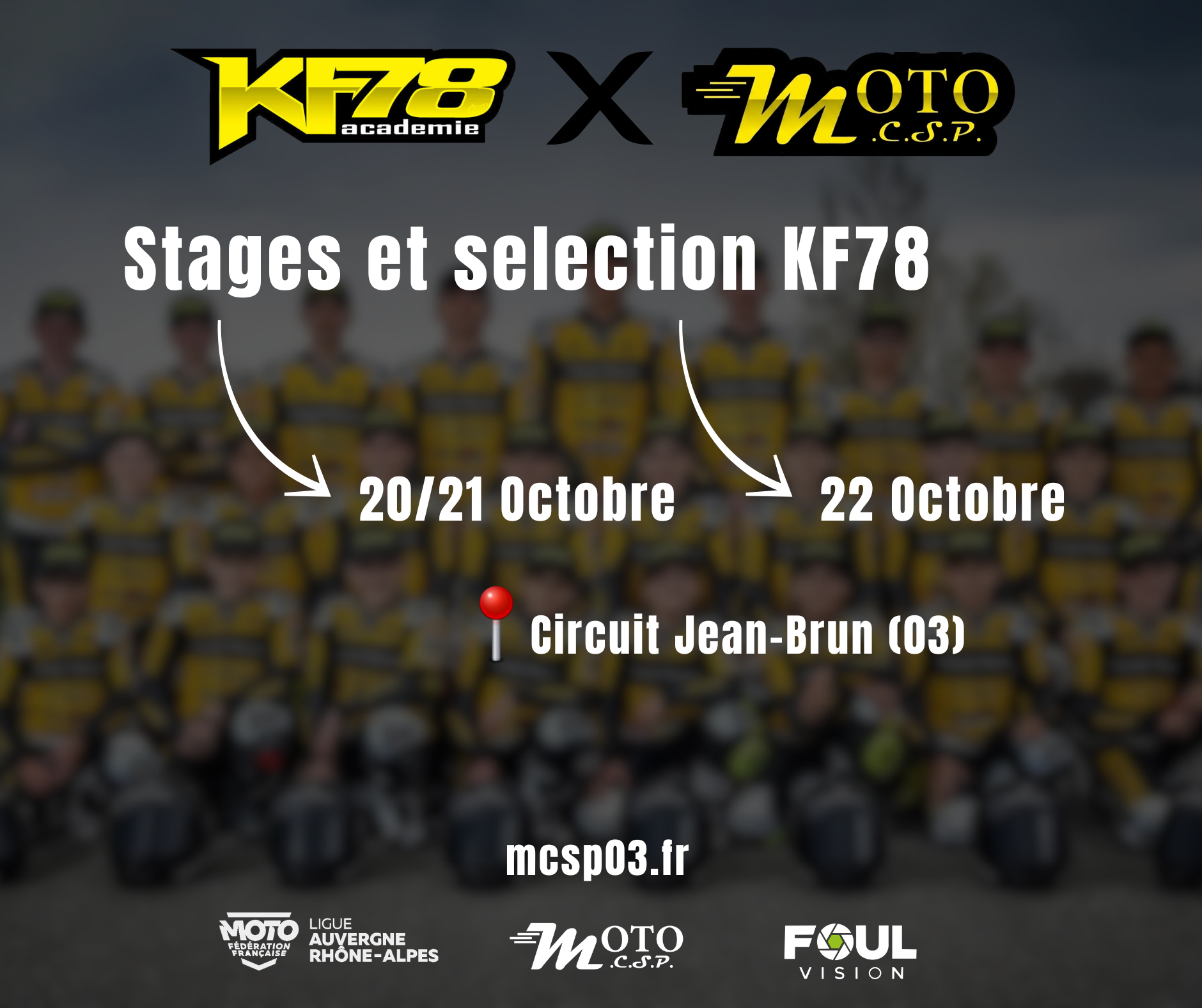 🏍️ KF78 Académie x MCSP 🏁 