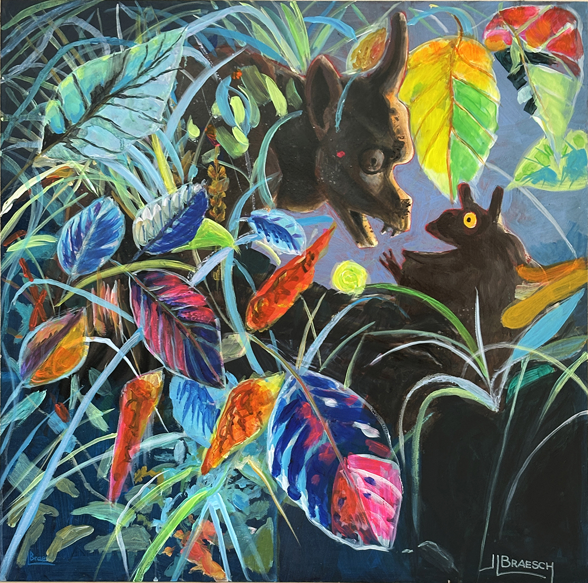  MAMAN !
Acrylique sur toile 70 x 70 cm
