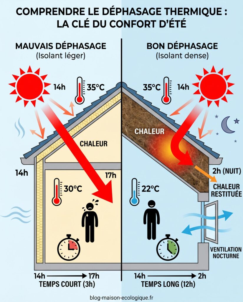 Isolation de toiture : comment optimiser le déphasage ?