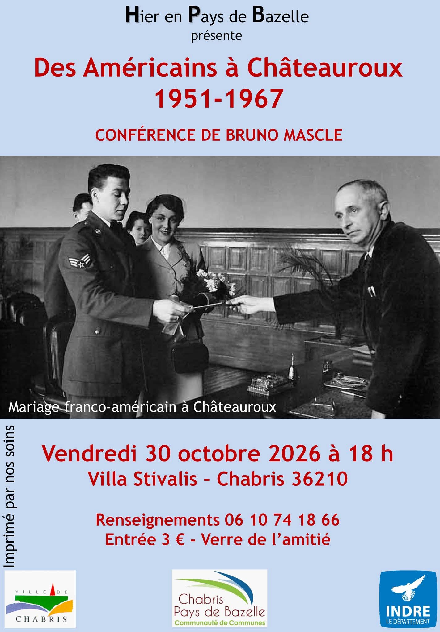 Hier en Pays de Bazelle : conférence