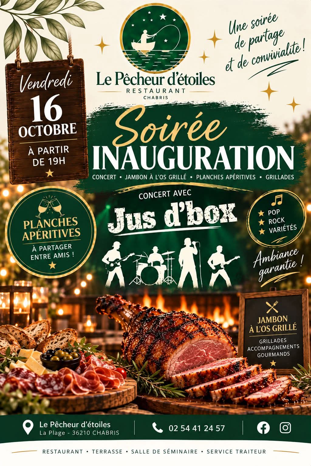 Le pêcheur d'étoiles : soirée inauguration