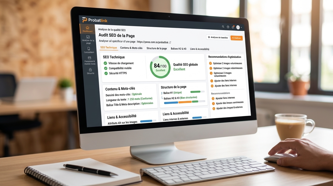 La qualité SEO d’une page