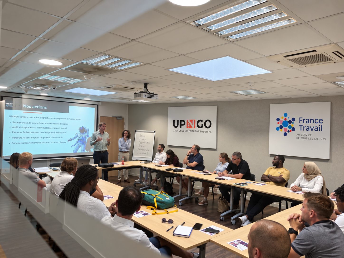 UPENGO à l'agence France Travail de Chamalières: l'entrepreneuriat comme retour à l'emploi