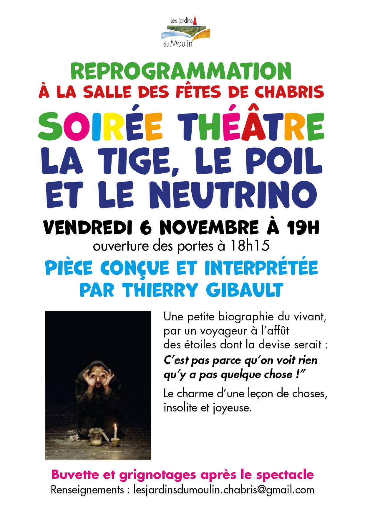Les jardins du moulin : théâtre