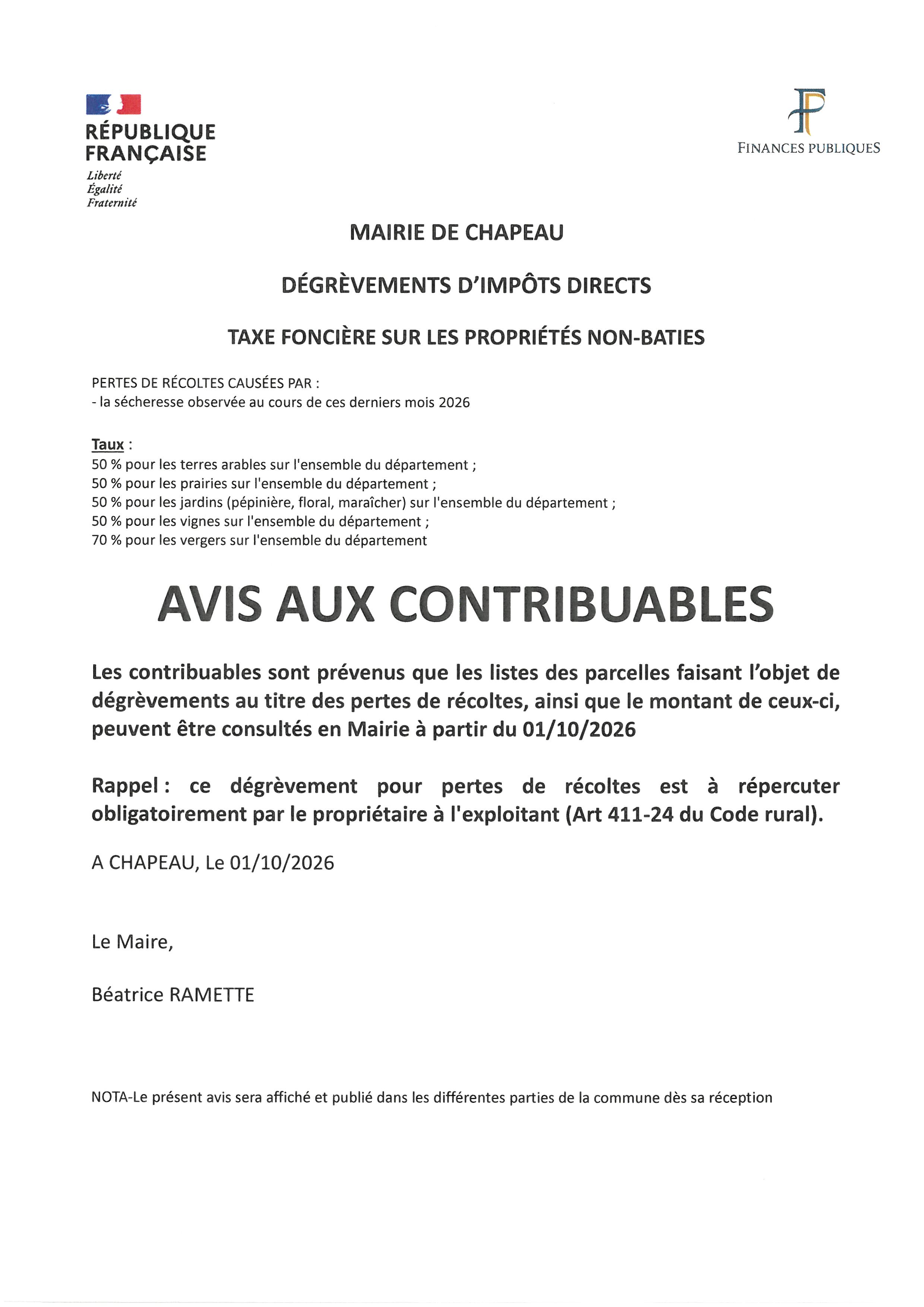 Liste-degrevement