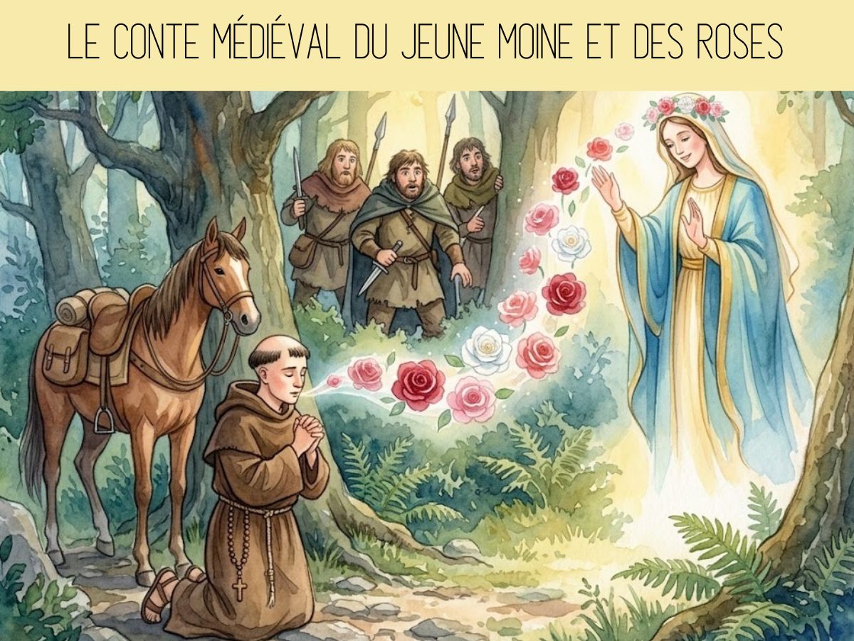 Fête du très Saint Rosaire : Le conte médiéval du jeune moine et des roses