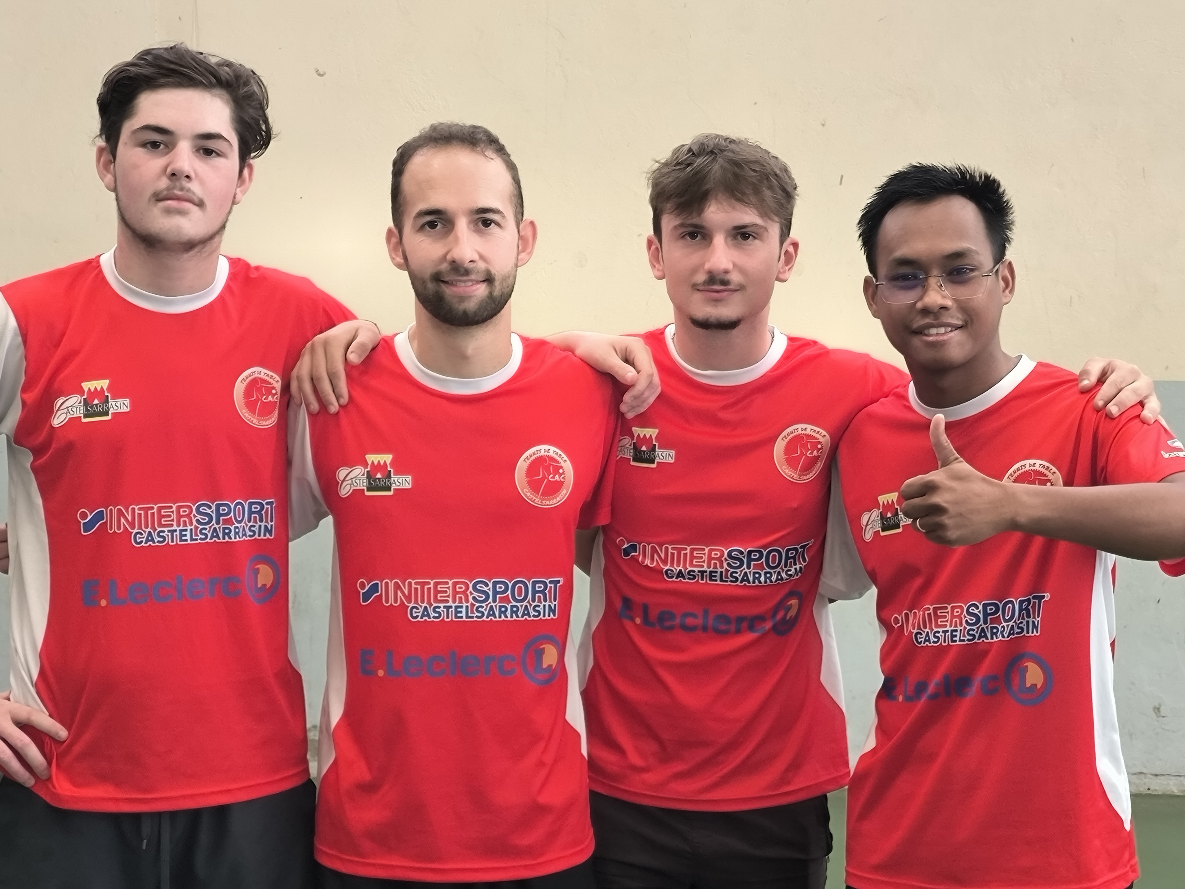 Résultats équilibrés au CAC tennis de table sur la 2ème journée de championnat