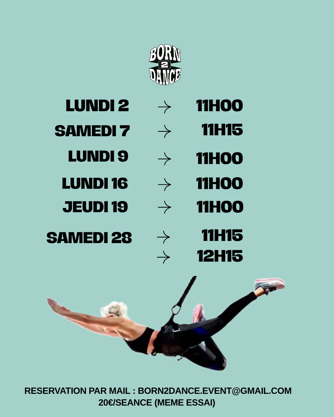 Planning bungee decembre 2026