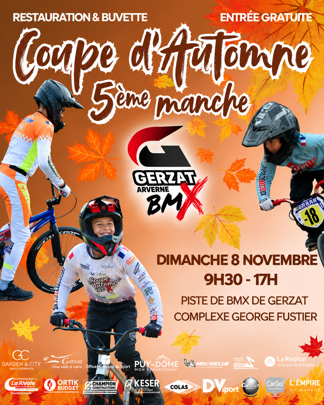 5EME MANCHE DE LA COUPE D'AUTOMNE GERZAT