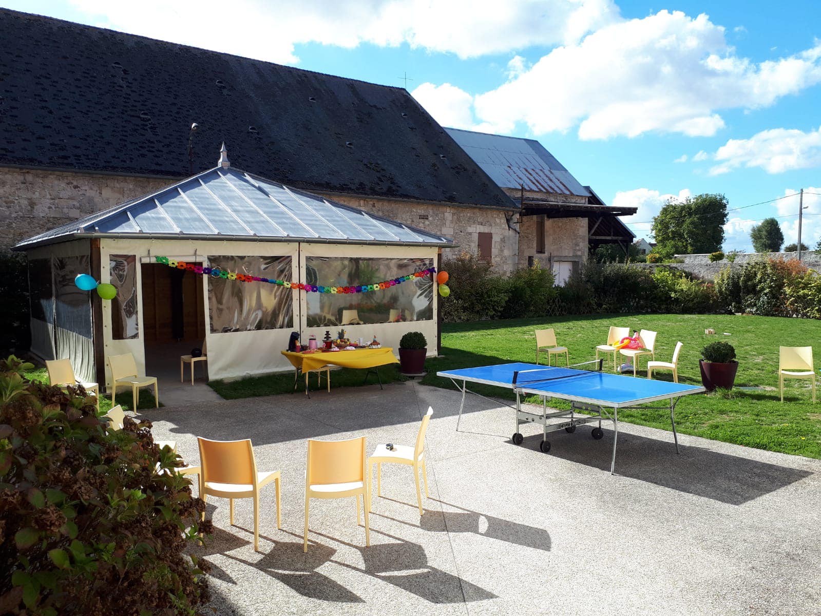 Anniversaire pongistes jardin la croisee des possibles sud oise