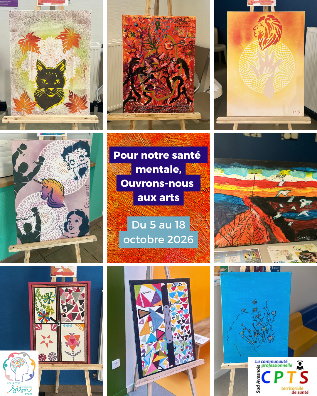 La CPTS se joint aux actions menées pour les 𝗦𝗲𝗺𝗮𝗶𝗻𝗲𝘀 𝗱’𝗶𝗻𝗳𝗼𝗿𝗺𝗮𝘁𝗶𝗼𝗻 𝘀𝘂𝗿 𝗹𝗮 𝘀𝗮𝗻𝘁𝗲́ 𝗺𝗲𝗻𝘁𝗮𝗹𝗲.