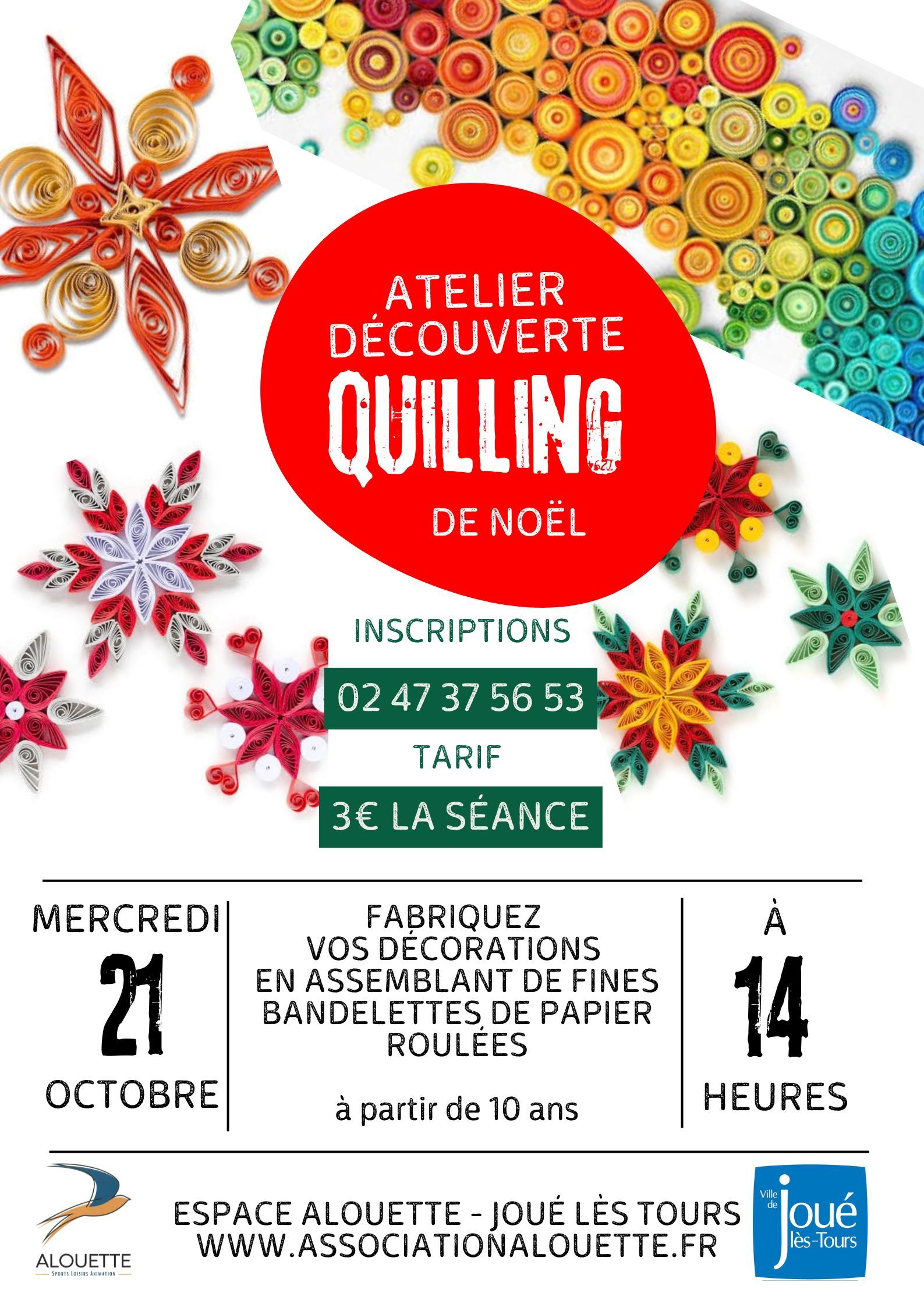 Atelier QUILLING de NOËL