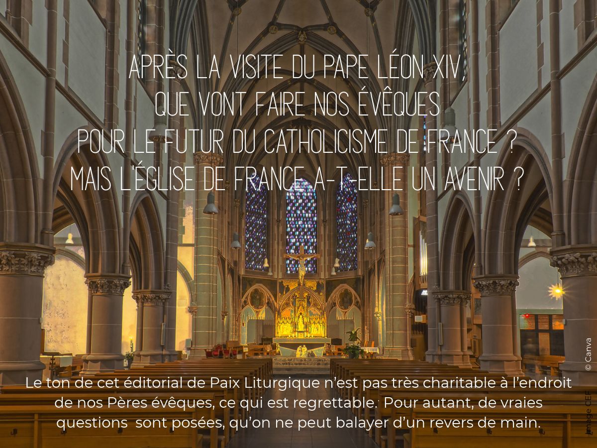 L'Église de France a t elle un avenir ?