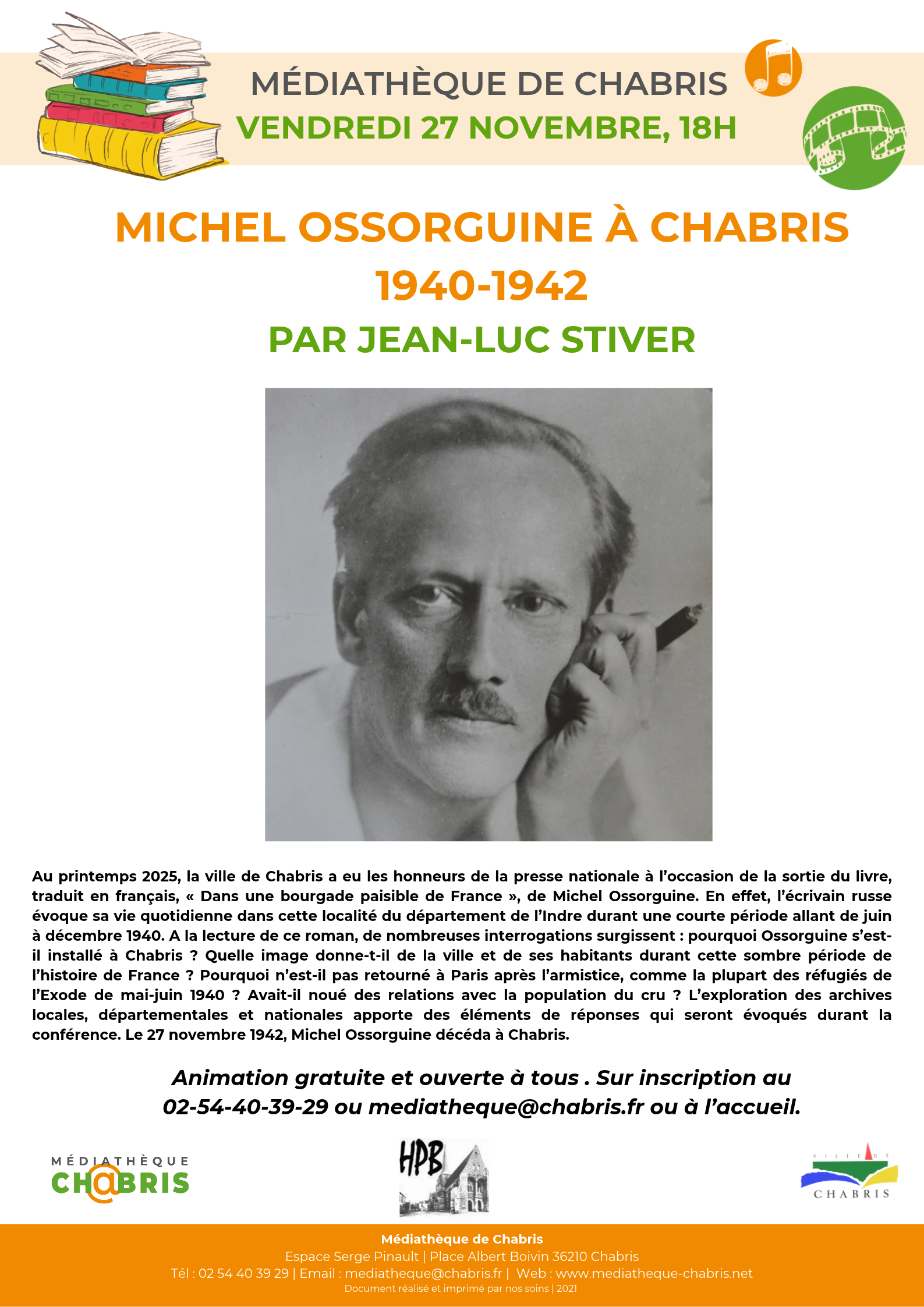 Médiathèque : Michel Ossorguine
