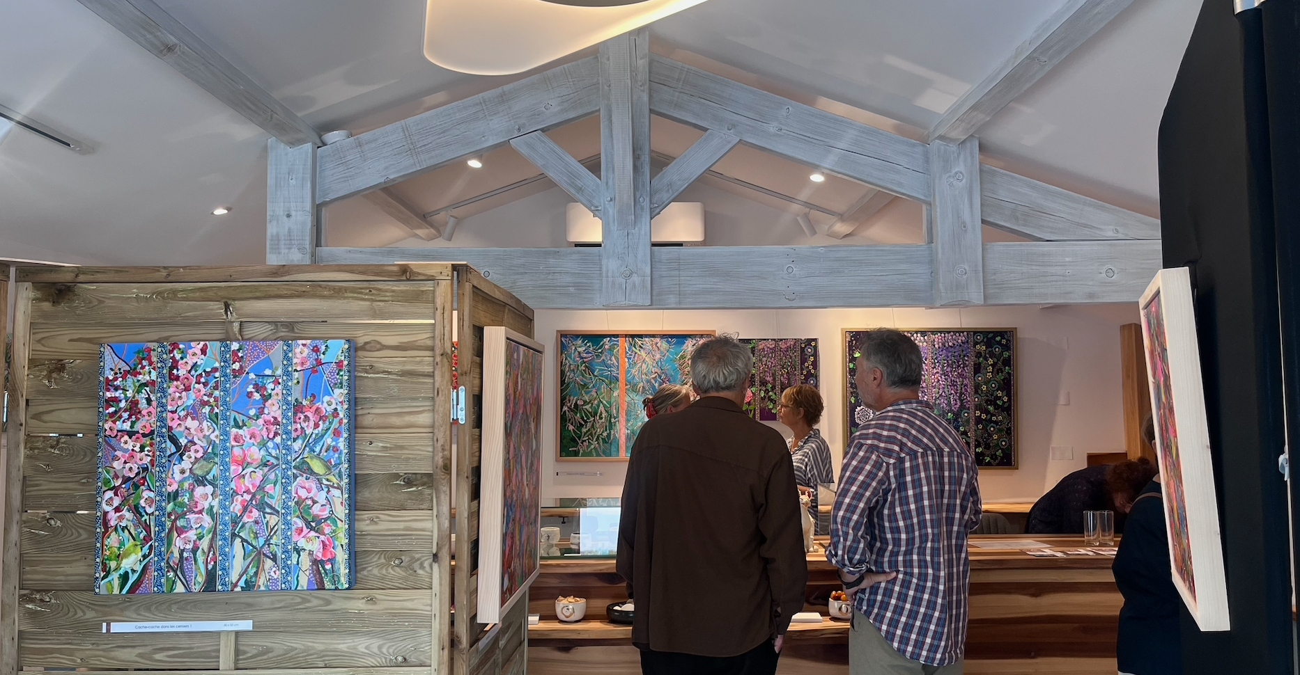 Les peintures de Sophie Bouton s'exposent à la galerie Tsubaki