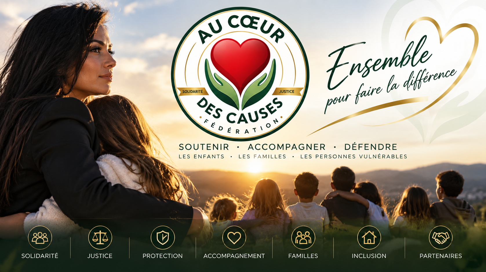Wide polished promotional banner cover image in a
