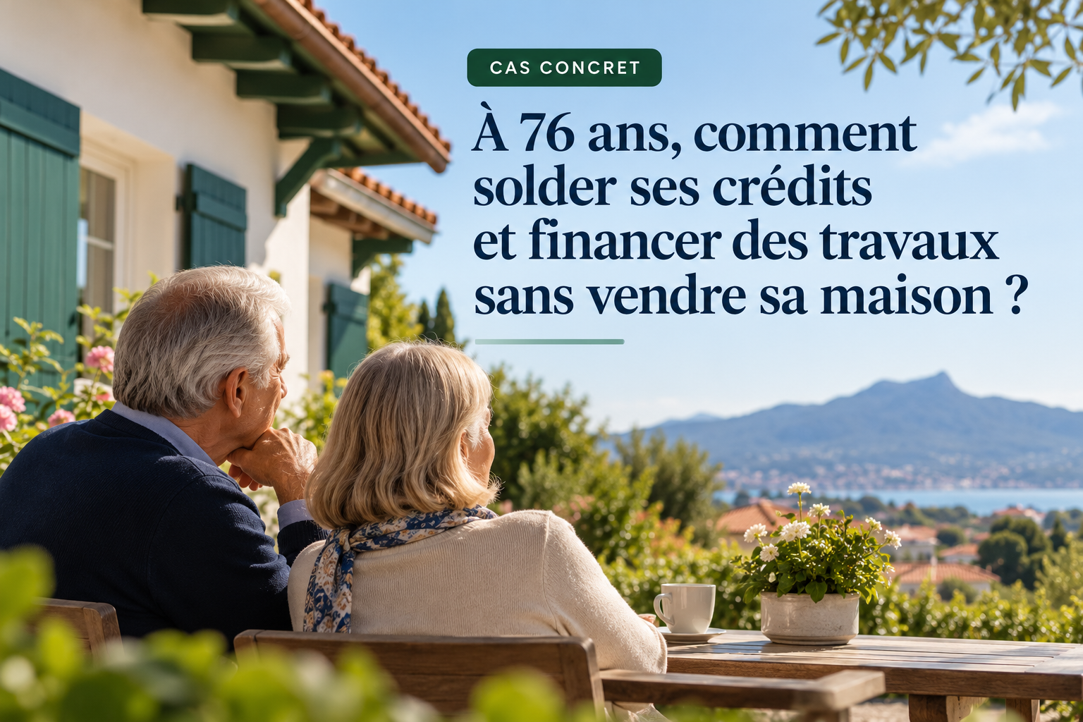 Cas concret : à 76 ans, comment solder ses crédits et financer des travaux sans vendre sa maison ?