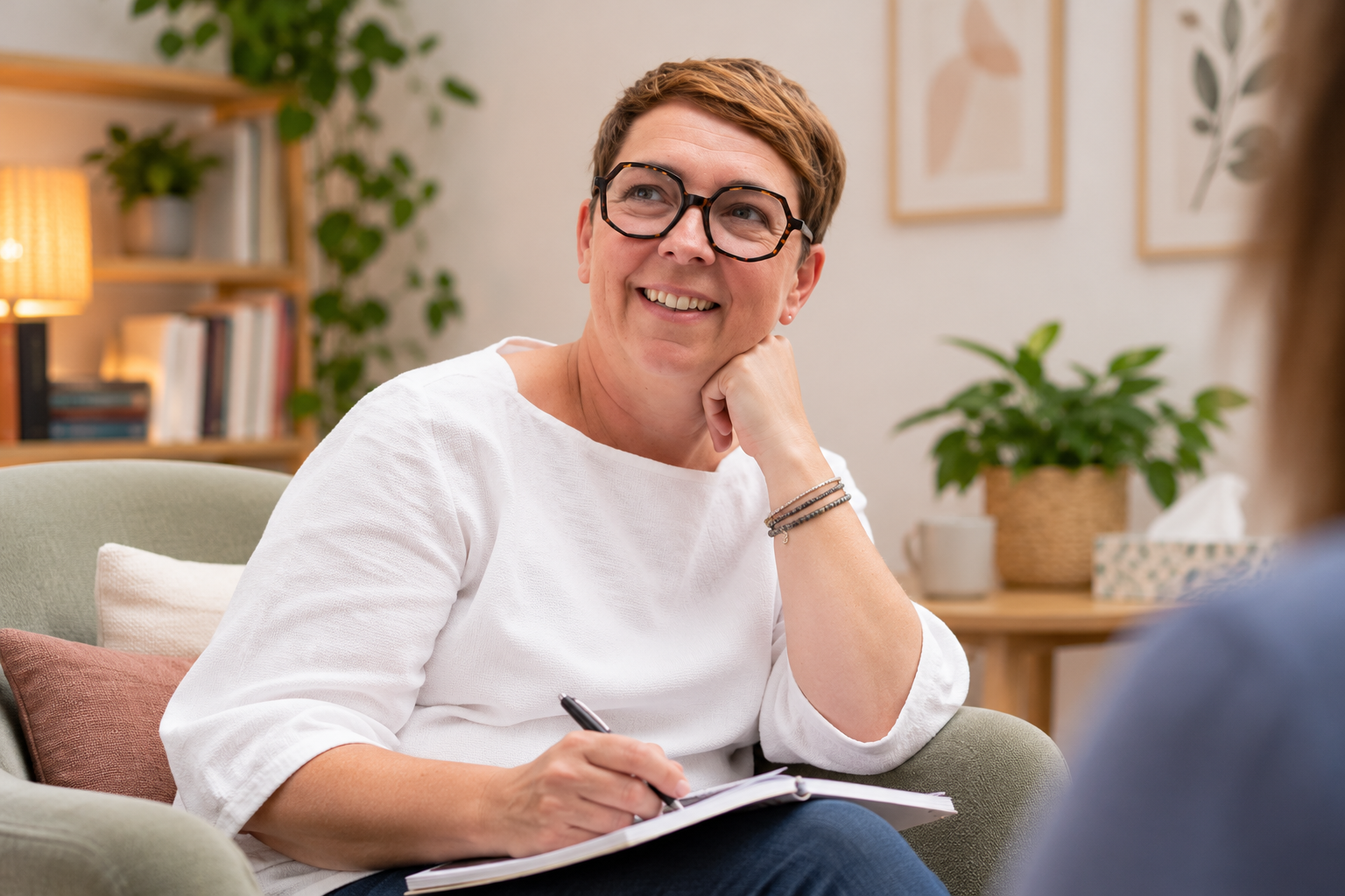 Sourire-chaleureux-en-seance-de-consultation