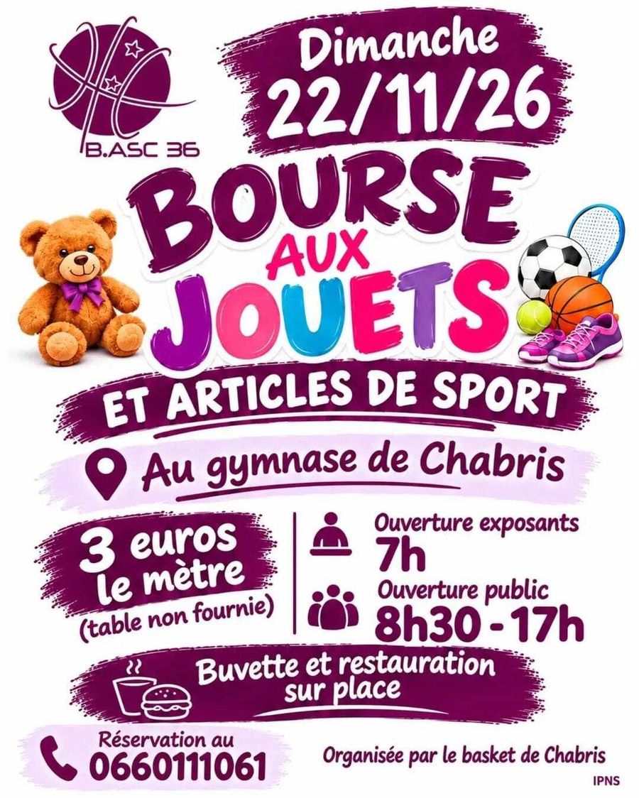 Basket : Bourse aux jouets 