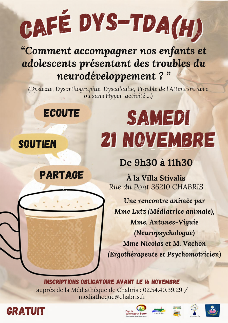 Médiathèque : café DYS-TDA(H)