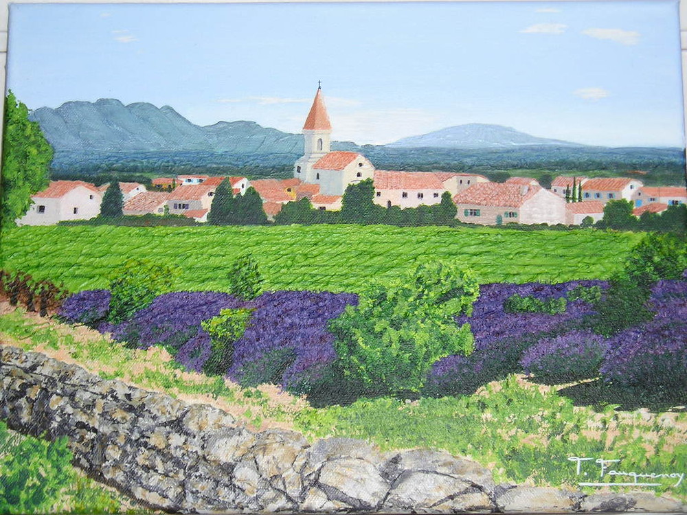 Paysage provencale