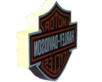 HD logo 3D en rotation 