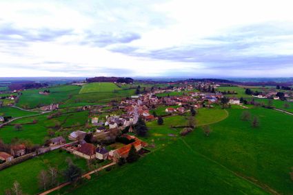 Saint leon vu du ciel