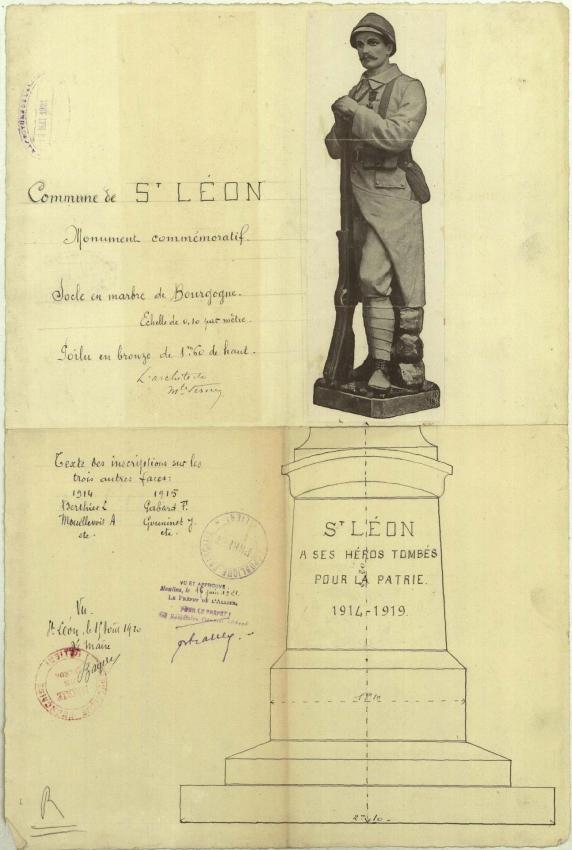 Plan du monument