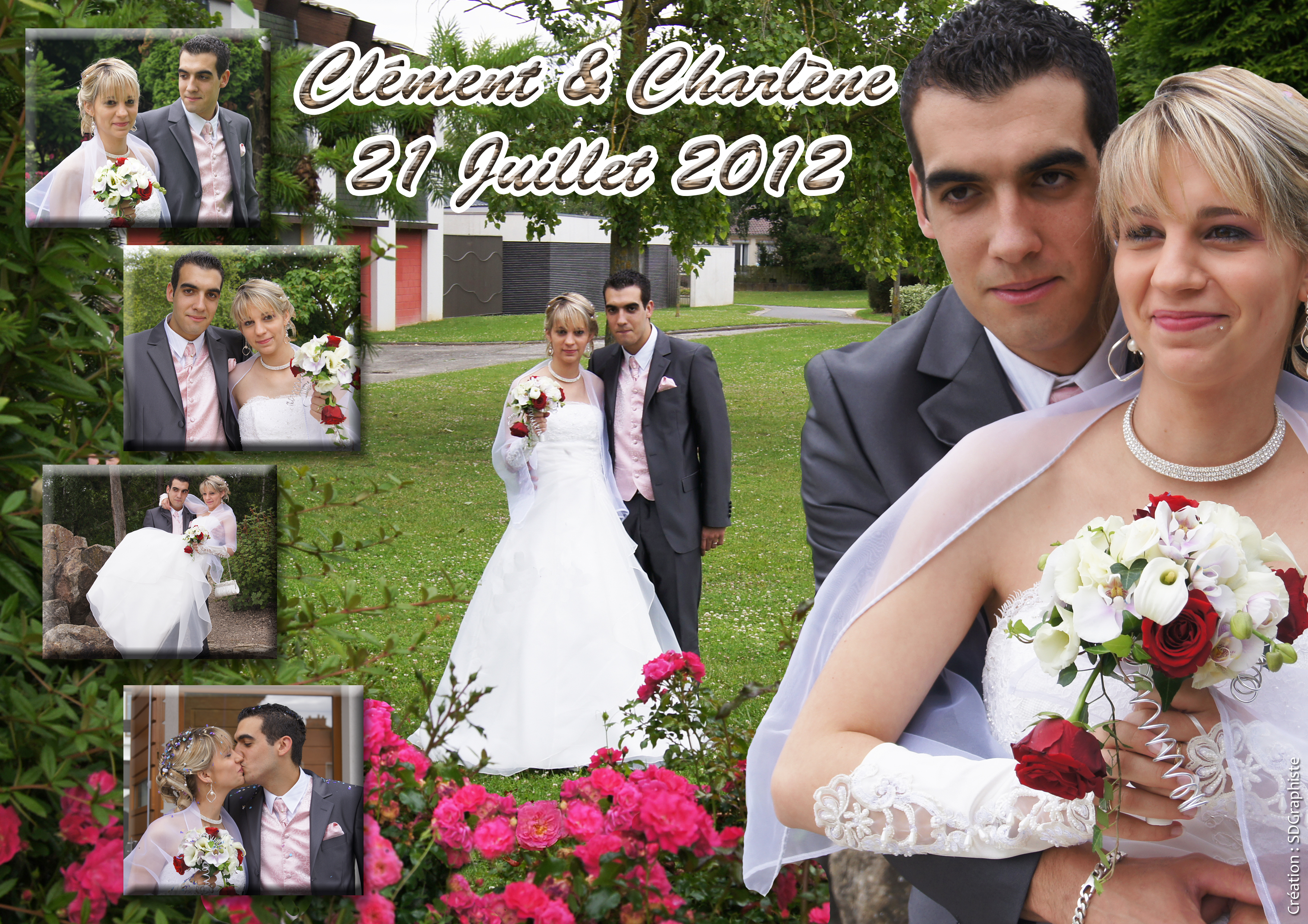 Mariage charlene bonne