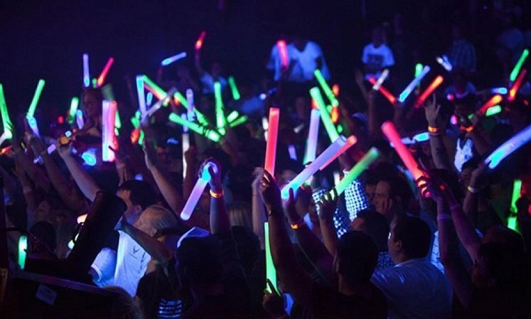 Baton lumineux led mousse concert spectacle 