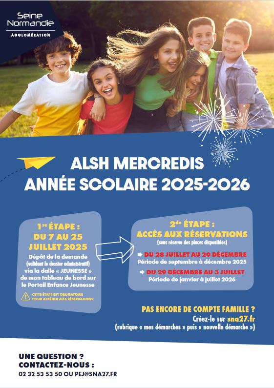 2025 2026 inscription mercredis sna