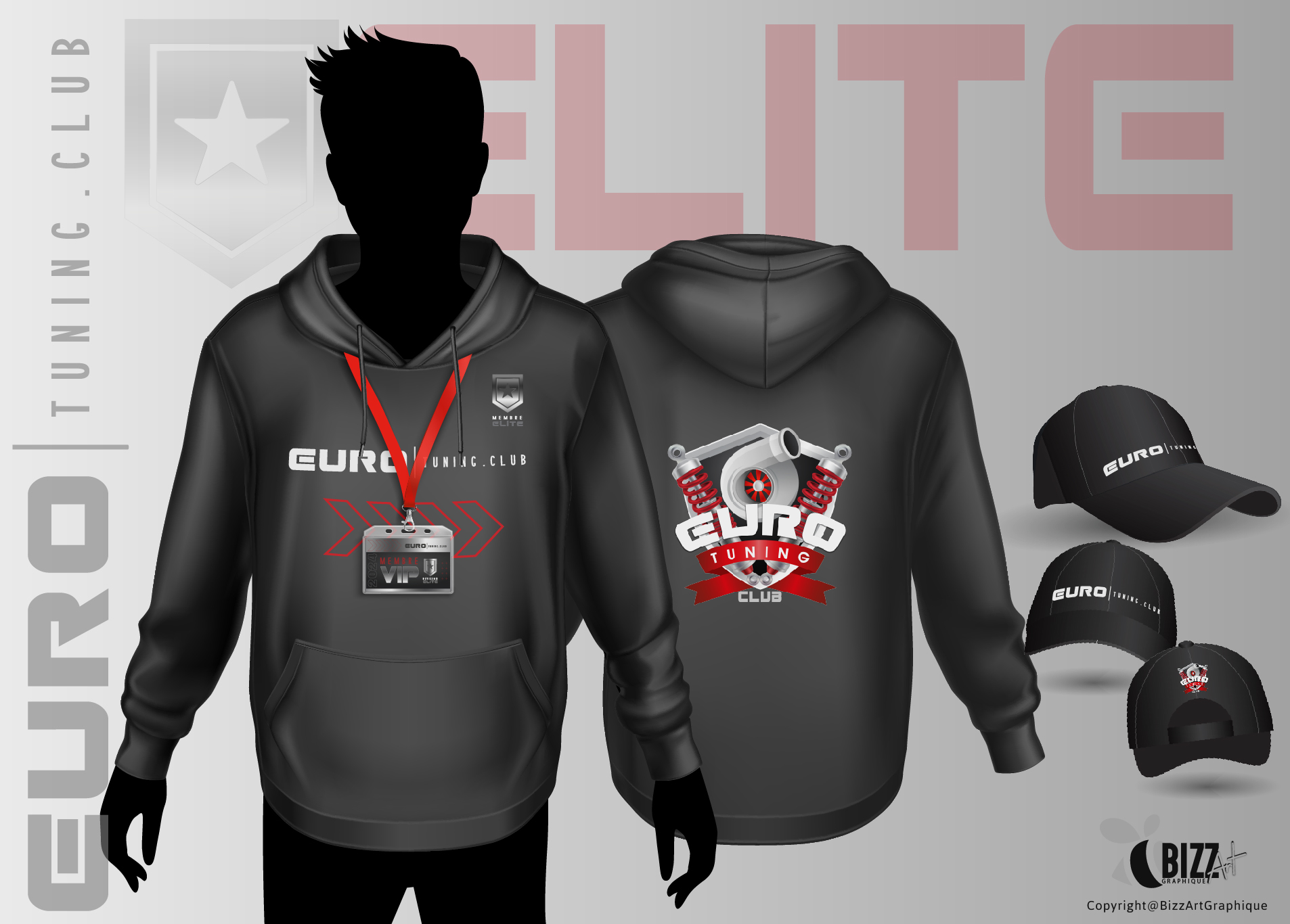 V2 hoody black sweatshirt mock up front and back 02