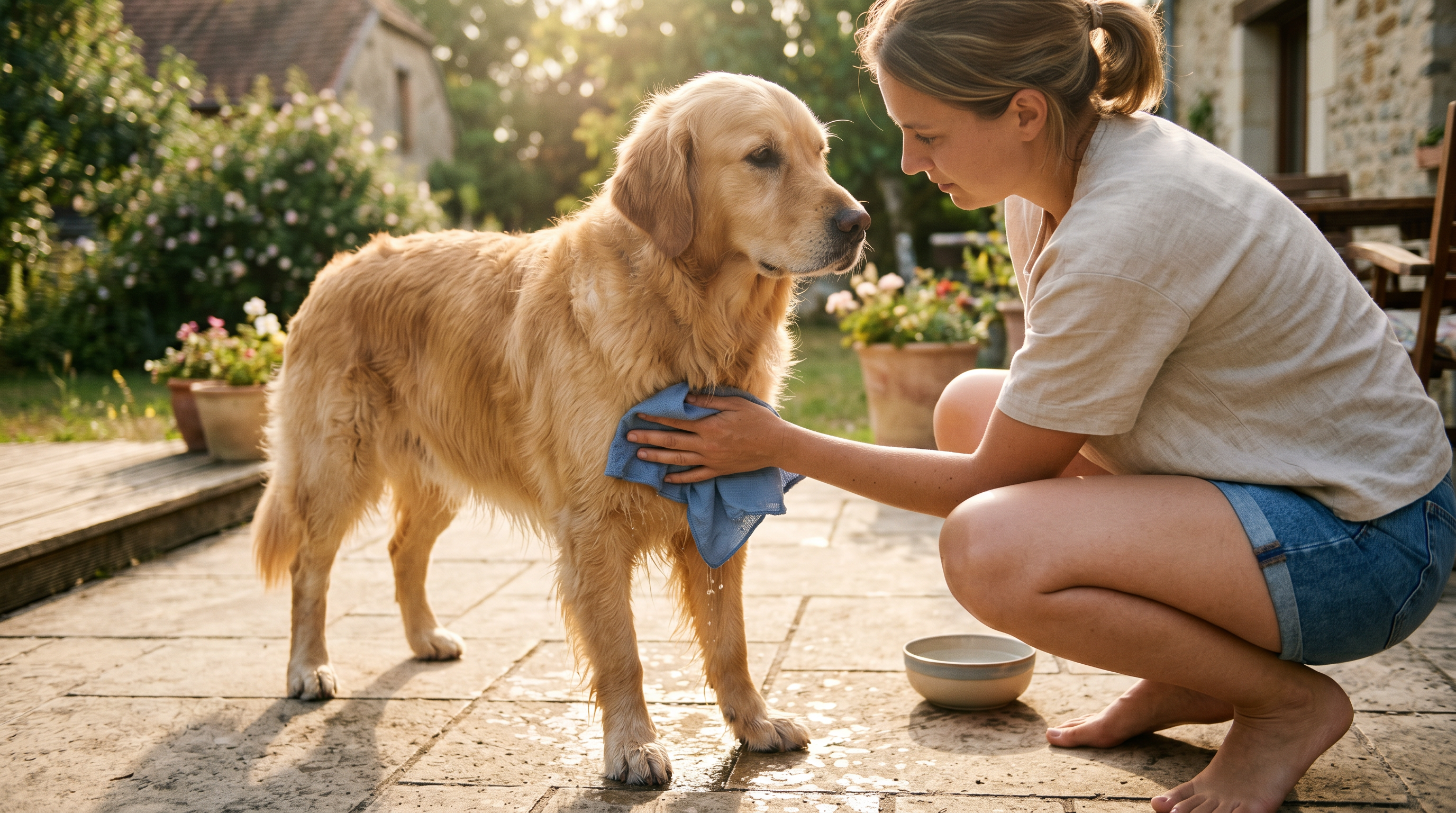 Où mouiller votre chien lorsqu'il fait chaud ?