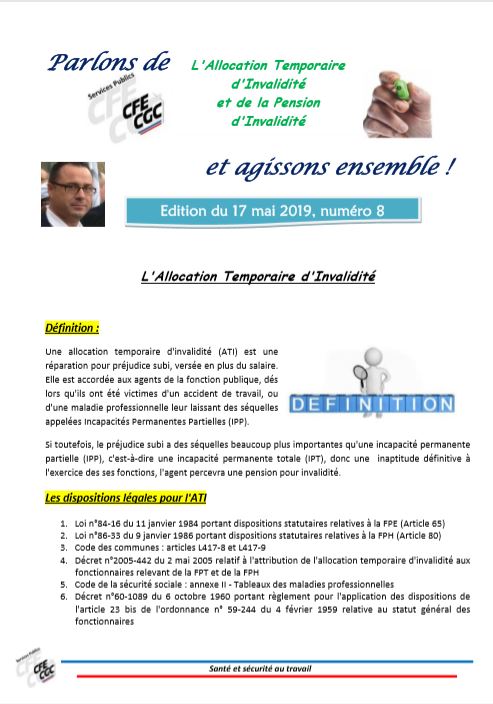 Revue SST des services publics CFE-CGC - ATI - 8ème édition