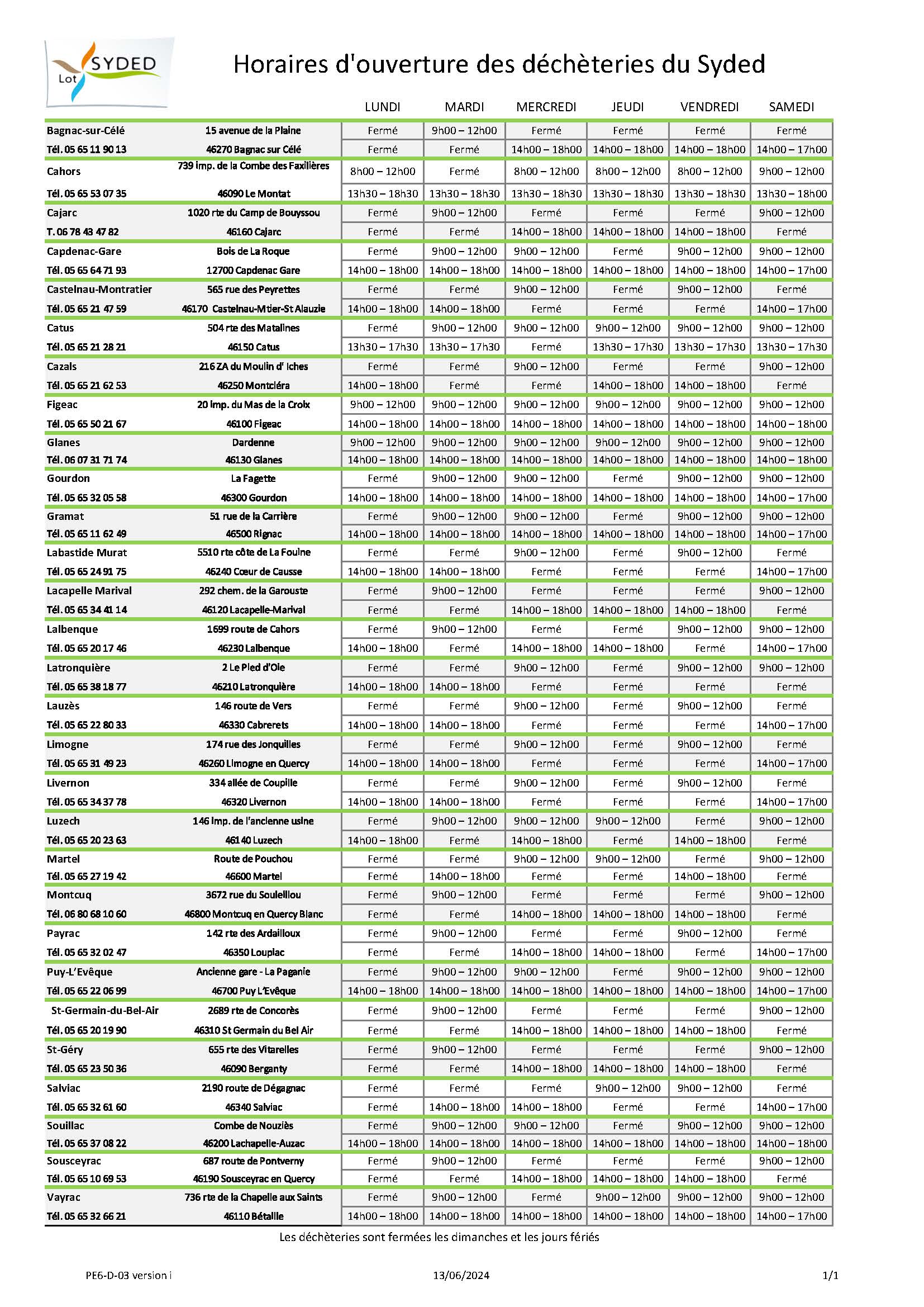 Pe6-d-03 horaires des decheteries 2
