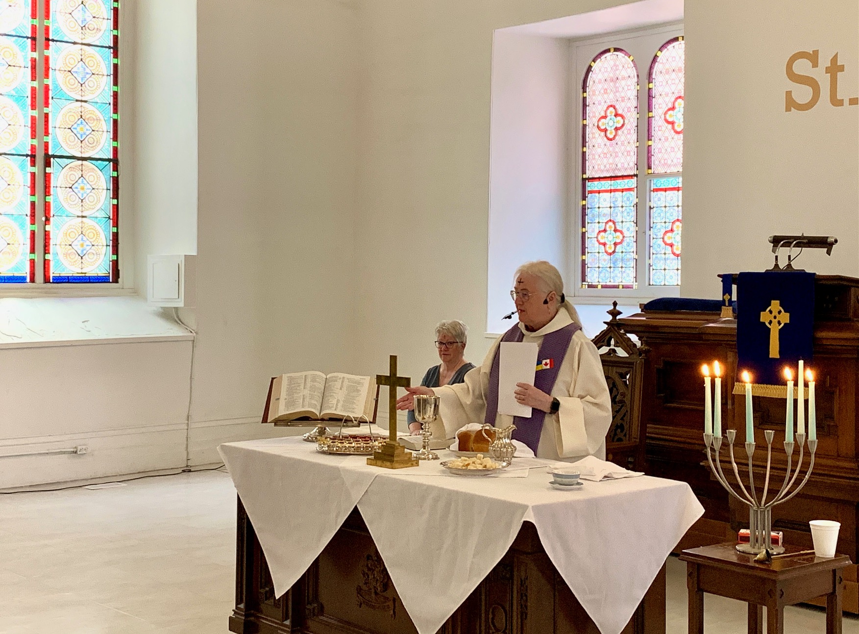 2025 3 9 1st sunday lent communion ashes o 15 