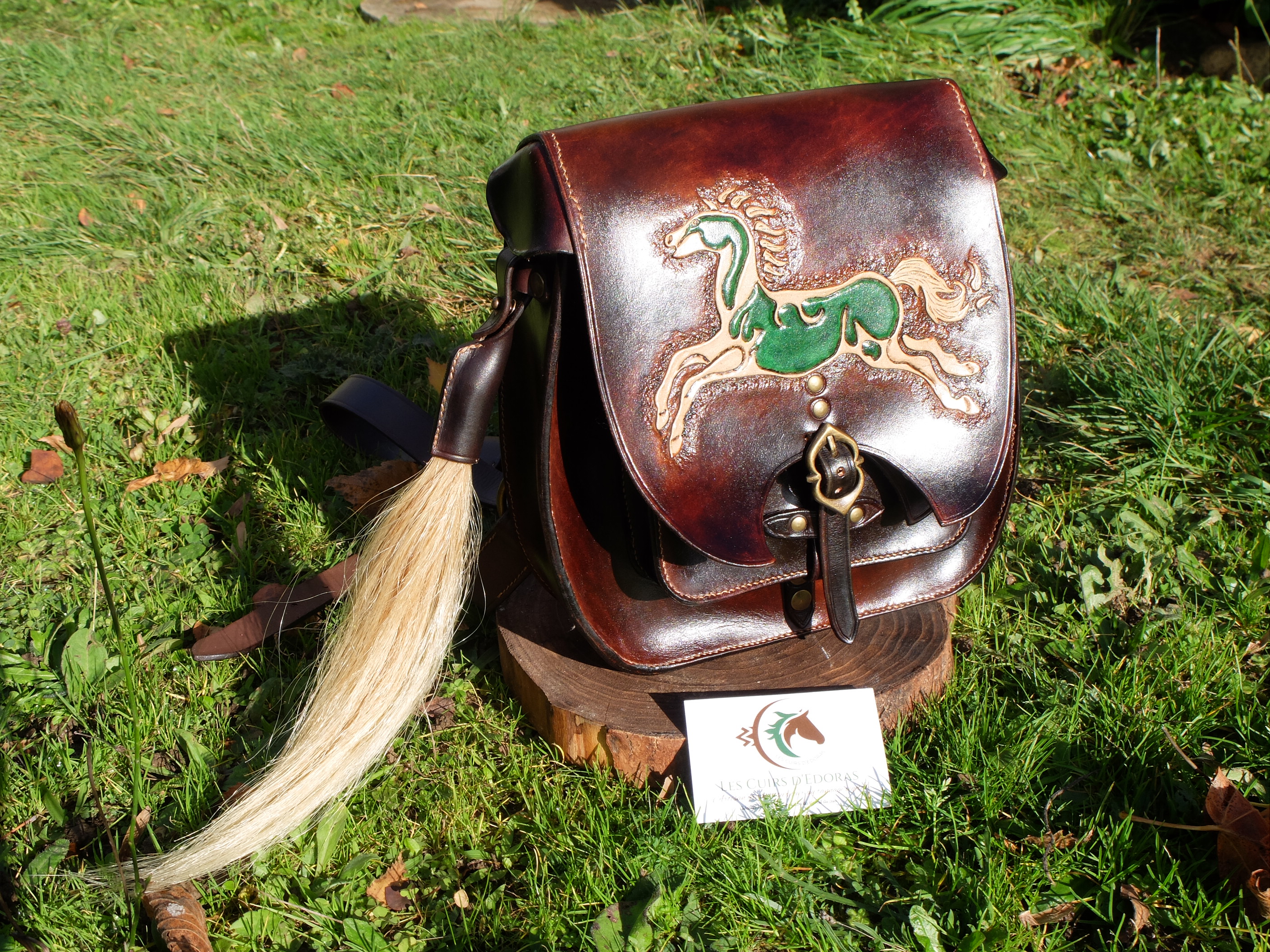 Besace dorsale cheval 1